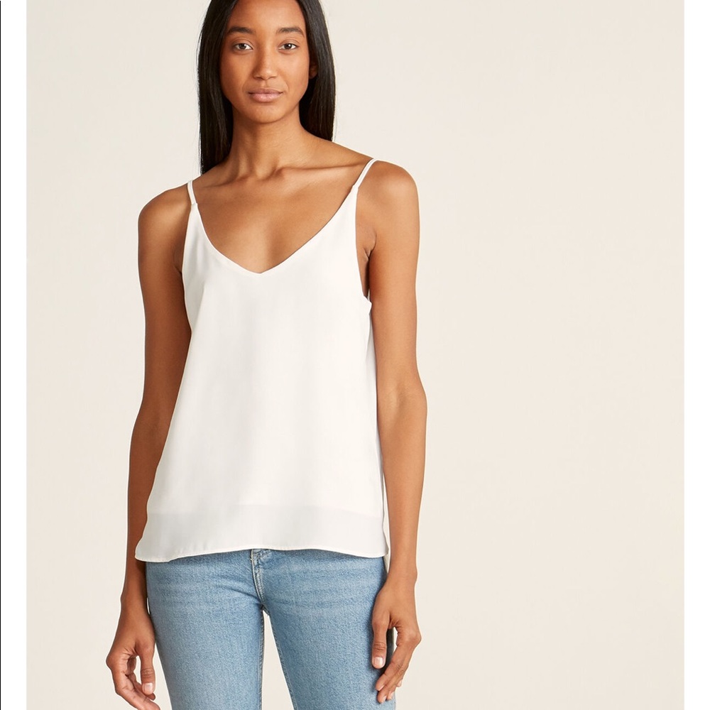 White Blouse Tank
